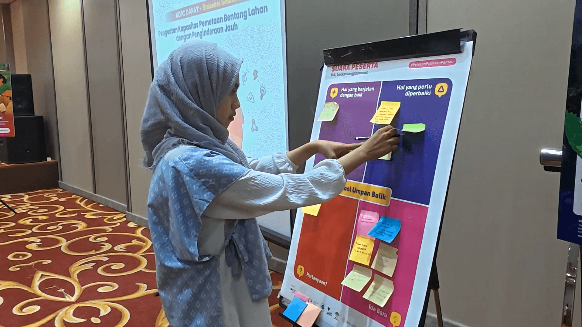 Feedback board on Luma