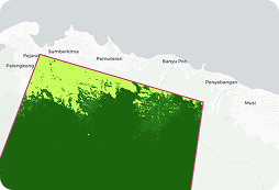 Classified landscape map