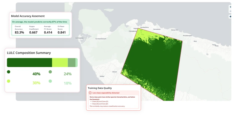 From satellite data to decision-ready maps